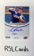 2009 Upper Deck USA Box Set Baseball Trevor Bauer Prospect Inscriptions Auto SP