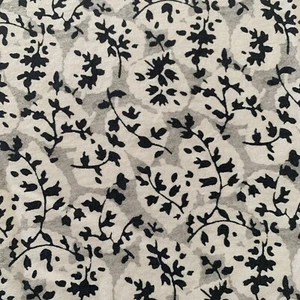 Ralph Lauren Juego de Sábanas Floral Hoja Eva COMPLETO Gris Negro Blanco 100% Algodón - Imagen 1 de 8