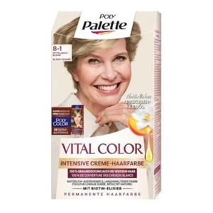 3xSchwarzhopf Poly  Intensive Haarfarbe Vital Color 8-1 Mittelaschblond (0, - Bild 1 von 1