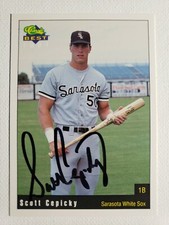 Rare 1991 Classic Best Scott Cepicky RC Autograph Card Sarasota White Sox Auto 