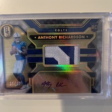 2023 Gold Standard ANTHONY RICHARDSON #/49 Rookie Patch Auto Indianapolis Colts