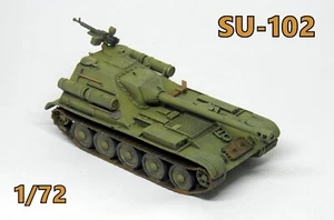 PRO BUILT 1/72 SU-102 - ready model-NEW!!! - Picture 1 of 5