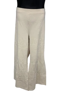 IMAN Women's Global Chic Pull-On Wide Leg Ponte Pant Cream - Picture 1 of 1