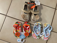 Baby Girl Shoes/Sandals  Lot of 3 Sizes 4-5 OLD NAVY TCP WONDER NATION All New