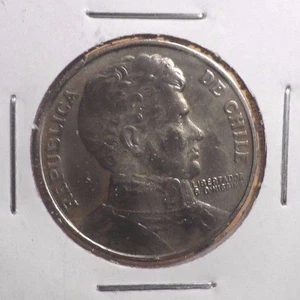 CIRCULATED 1976 1 PESO CHILI COIN (81516) - Picture 1 of 3