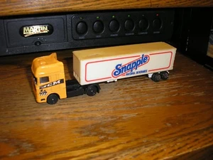 RARE Nice Unbranded Foreign JCM Semi Tractor Snapple Trailer with issues Free SH - Picture 1 of 6