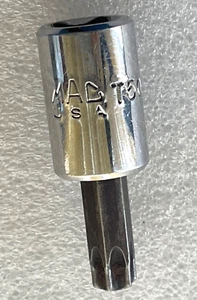 MAC TOOLS T50, 3/8" SOCKET DRIVEN, T50 TORX BIT. - Bild 1 von 6