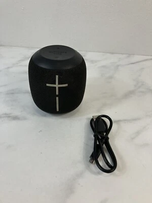 Беспроводной портативный Bluetooth-динамик UE WonderBoom S-00163 черный протестирован работает  - Изображение 1 из 4