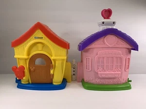 Fisher Price Little People Disney Mickey Mouse & Minnie House Playset Clubhouse - Picture 1 of 5