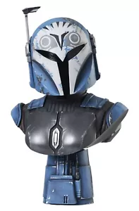 Leyendas de Star Wars escala 1/2 en busto 3D Bo-Katan Kryze Diamond Select - Imagen 1 de 3
