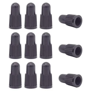 12 Piece You.S Bicycle Valve Caps Sclaverand Valve Ø 5 MM Black Plastic - Picture 1 of 2
