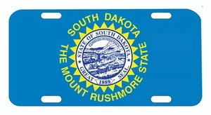 South Dakota Flag License Plate Auto Tag - Imagen 1 de 1
