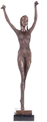 Bronzeskulptur Tänzerin Schlangenkostüm Chiparus Art Deco Bronze Starfish Frau - Bild 1 von 4