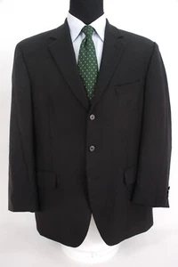 John W. Nordstrom 3Btn Loro Piana Cashmere Black Sport Coat Jacket 45R - Picture 1 of 10