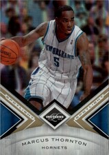 2010-11 Limited Gold Spotlight Hornets Basketball Card #66 Marcus Thornton /49