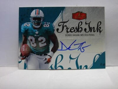 2006 Flair Showcase Fresh Ink Derek Hagan #FI-HA Rookie Auto RC - Image 1 of 2