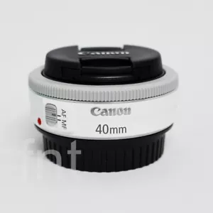 Canon EF 40mm F/2.8 STM Pancake Lens, Bulk Package, White, Expedited shipping - Picture 1 of 7