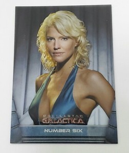 2007 Battlestar Galactica Season 2 Crew Cards T4 Tricia Helfer as Number 6