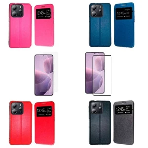 Funda Para Xiaomi Redmi Note 14 4G Libro Ventana + Protector Cristal 5D o 9H - Imagen 1 de 15