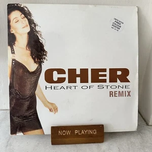 Cher – Heart Of Stone (Remix) - Vinyl 12" Single UK Import - VG+/VG+ - Foto 1 di 2