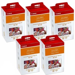 Canon RP-108 Kit 5 packs papier et ruban pour 540 tirages 10x15 pour Canon Selph - Photo 1/1