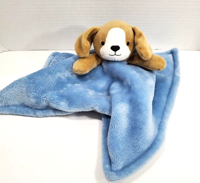 Manta de seguridad Carters 2020 Plush Puppy Dog azul Lovey Comfort Foto 1 de 4