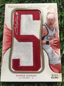 S"" auténtico Chris Kaman 2008-09 SP parche automático 1/1 ~ 1 de 1 - Imagen 1 de 2
