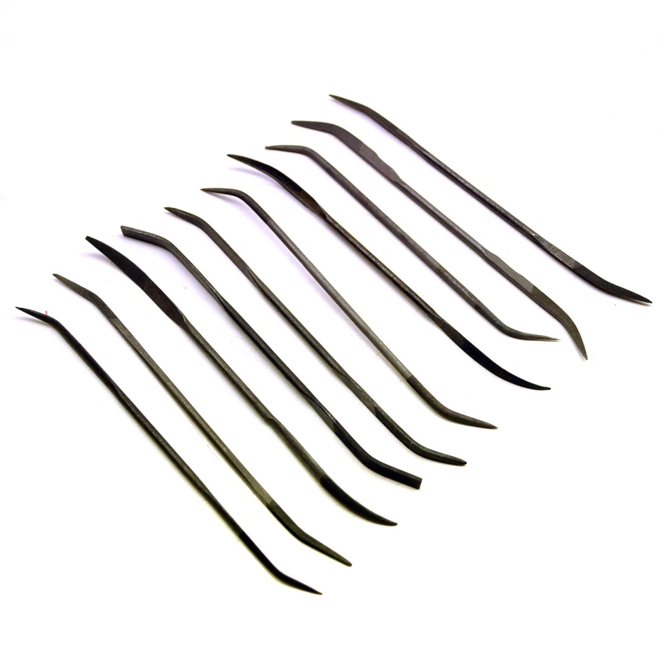 10pc 140mm Doubled Ended Riffler File Set Mechanical Engineering Files SIL61 - Image 1 of 1