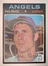 2017 Topps Rediscover 1971 Buyback #466 Ken Berry California Angels Bronze Foil