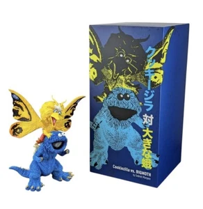 Figura Cookiezilla vs Bigmoth Azul 12" de Gabriel Márquez Godzilla Plaza Sésamo - Imagen 1 de 8