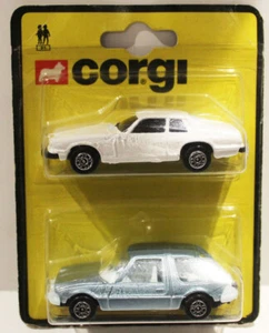 corgi juniors Rare Colours Twin pack White Jag & AMC Pacer end of line variation - Picture 1 of 1