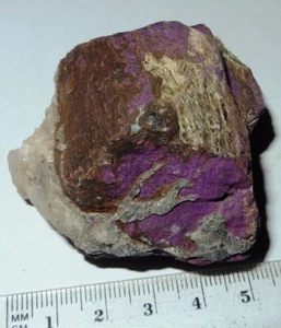 Purpurite - Elongo, Namibia, Africa Mineral specimen 45x45mm 144g #purp1 - Picture 1 of 3