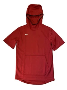 Nike Herren Basketball Hoodie Tall Gr. S Rot Kurzarm Spotlight Dri-Fit Neu mit Etikett - Bild 1 von 15