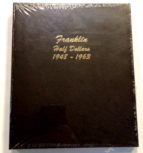 Dansco 7165 Franklin Half Dollars 1948-1963 Supreme Coin Album - Picture 1 of 2