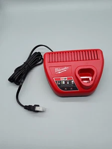 Milwaukee M12 12 Volt Charger Red Lithium-Ion 48-59-2401 - Picture 1 of 2
