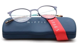 New NIFTIES NI8517 9031 Blue EYEGLASSES GLASSES 46-19-135mm B40mm - Picture 1 of 10