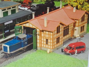 Faller 1:87 H0 190381 /4 Lokschuppen 1-ständig aus dem Set " Warthausen " - Bild 1 von 3