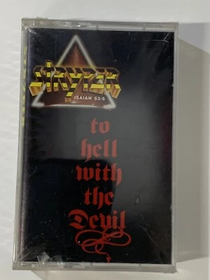 NEW SEALED STRYPER To Hell With The Devil RARE XDR CASSETTE *Censored Cover 1986 - Image 1 of 4