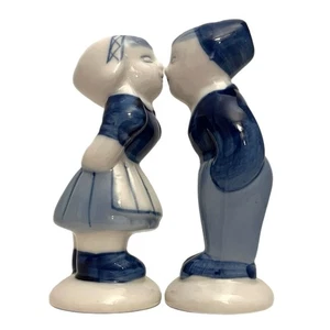 Shaker sale e pepe vintage 4" Delft blu Olanda baciare ragazzo e ragazza - Foto 1 di 6