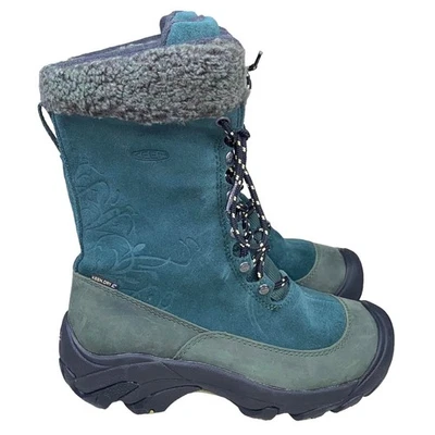 Botas Keen para mujer Hoodoo II de gamuza verde invierno media pantorrilla talla US 5,5 Foto 1 de 4