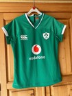 Womens Green Canterbury Ireland Rugby Shirt Size 14 Great Condition