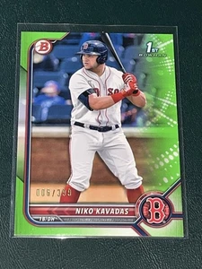 2022 Bowman Niko Kavadas NEON GREEN /399 - Picture 1 of 1