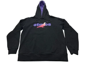 Men's Staple x Atmos Pullover Hoodie Size Large Black Embroidered Pigeon - Picture 1 of 9