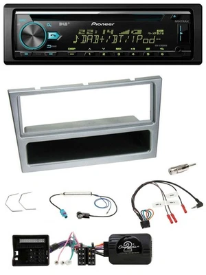 Pioneer DAB Lenkrad CD USB Bluetooth Autoradio für Opel Corsa C Tigra Meriva sil - Bild 1 von 4