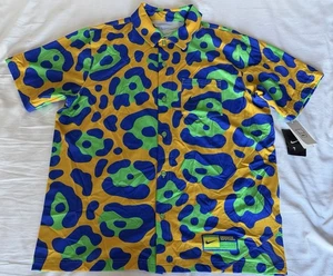Nike Brasilien Nationalmannschaft Dri-Fit Full Button Up Shirt DR0466-100 Herren Gr: L - Bild 1 von 6