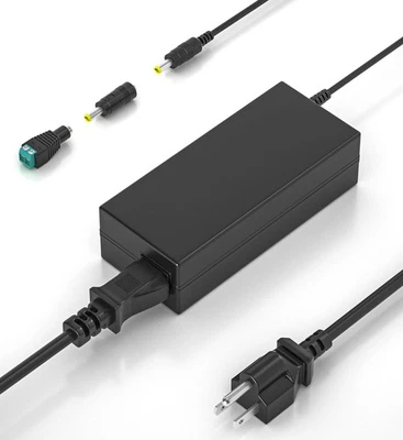 24V Power Supply, 24V 5A Power Supply 100-240V AC to DC 24V 5A~1A Power Cord ... - Image 1 of 4