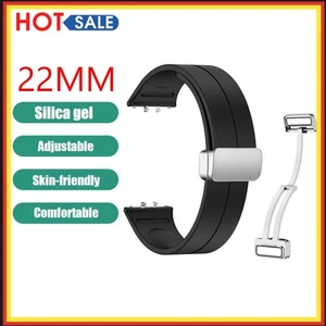 Magnetyczna składana klamra Silikonowy pasek Opaska sportowa do Samsung Galaxy Fit 3 Band - Zdjęcie 1 z 36