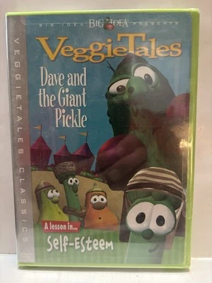 Veggie Tales: Dave and the Giant Pickle A Lesson In Self-Esteem DVD New Sealed Foto 1 de 3