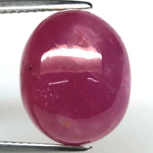 14.14 CT. Heated Red Ruby Madagascar Oval Cabochon 12 x 14 mm. - Picture 1 of 4