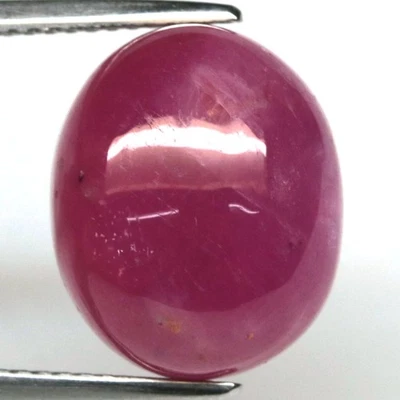 14.14 CT. Heated Red Ruby Madagascar Oval Cabochon 12 x 14 mm. - Image 1 of 4